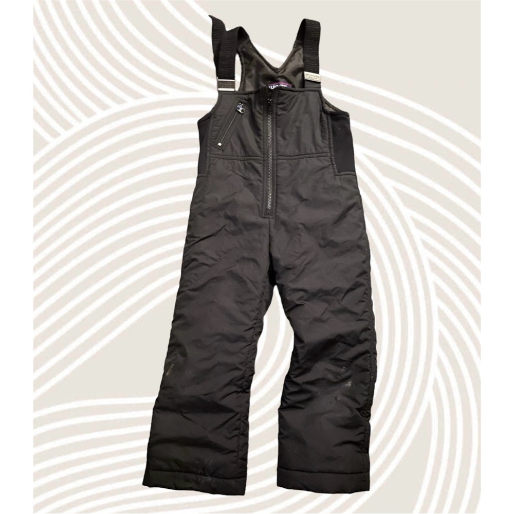 Boys unisex Rugged Bear black snow pants bib winter ski